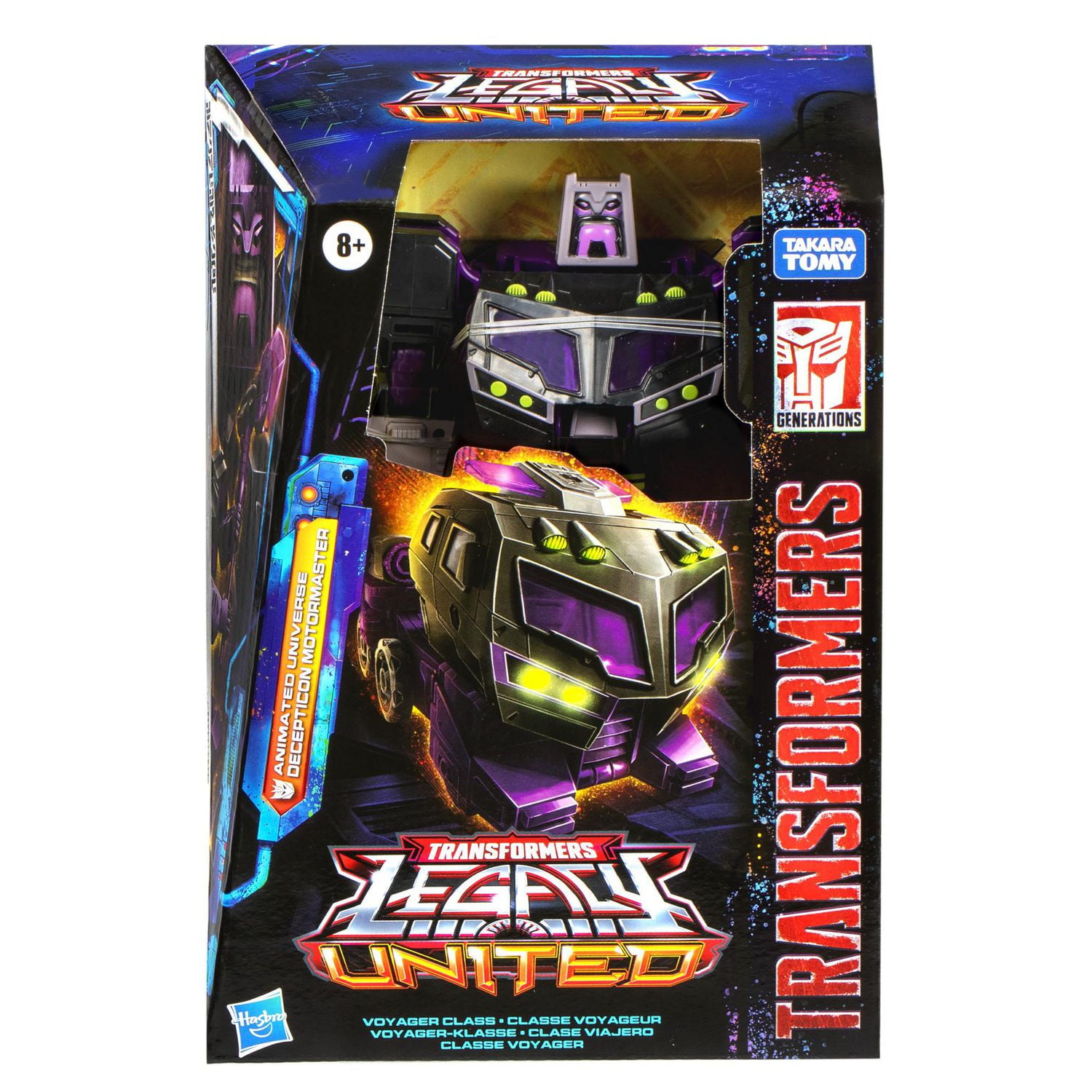 Transformers Generations Legacy United Voyageur Transformers: Animated Universe Decepticon Motormaster