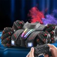 thumbnail image 1 of Dvkptbk Remote Control Vehicles Double Spray Remote Control Stunt Drift Car Four-Wheel Drive Power with Light Music Double-Sided Car Children's Toys Car Model, 1 of 6