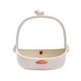 thumbnail image 1 of kurtrusly Tabletop Cartoon Duck Makeup Mirror Household Storage Basket Clear Cosmetic Mirrors Reflector Tool Cosmetics Accessory White, 1 of 9