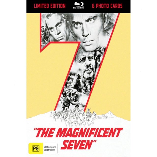 Les Magnifiques Sept (1960) - Édition Limitée BLU-RAY (Boîte Rigide & Cartes d'Art)