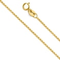 thumbnail image 3 of 14k Two-tone Gold Flower and Heart-shaped Initial 'O' Pendant with 1.2mm Rolo chain, 3 of 4