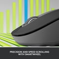 thumbnail image 2 of Logitech Signature M650 L Left Souris Sans Fil, Pour Mains Larges, Graphite, 2 of 8