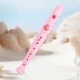 thumbnail image 2 of Pink Easy Play Vertical Recorder Flute Toy For Kids Early Music Learning Breath Training, 2 of 6