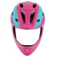 thumbnail image 2 of Protection Intégrale de Sécurité pour Vélo Enfant, Planche à Roulettes, Patinage en Ligne, Sports, Protège-Tête avec Feu Arrière et Mentonnière Détachable, Rose, 2 of 7