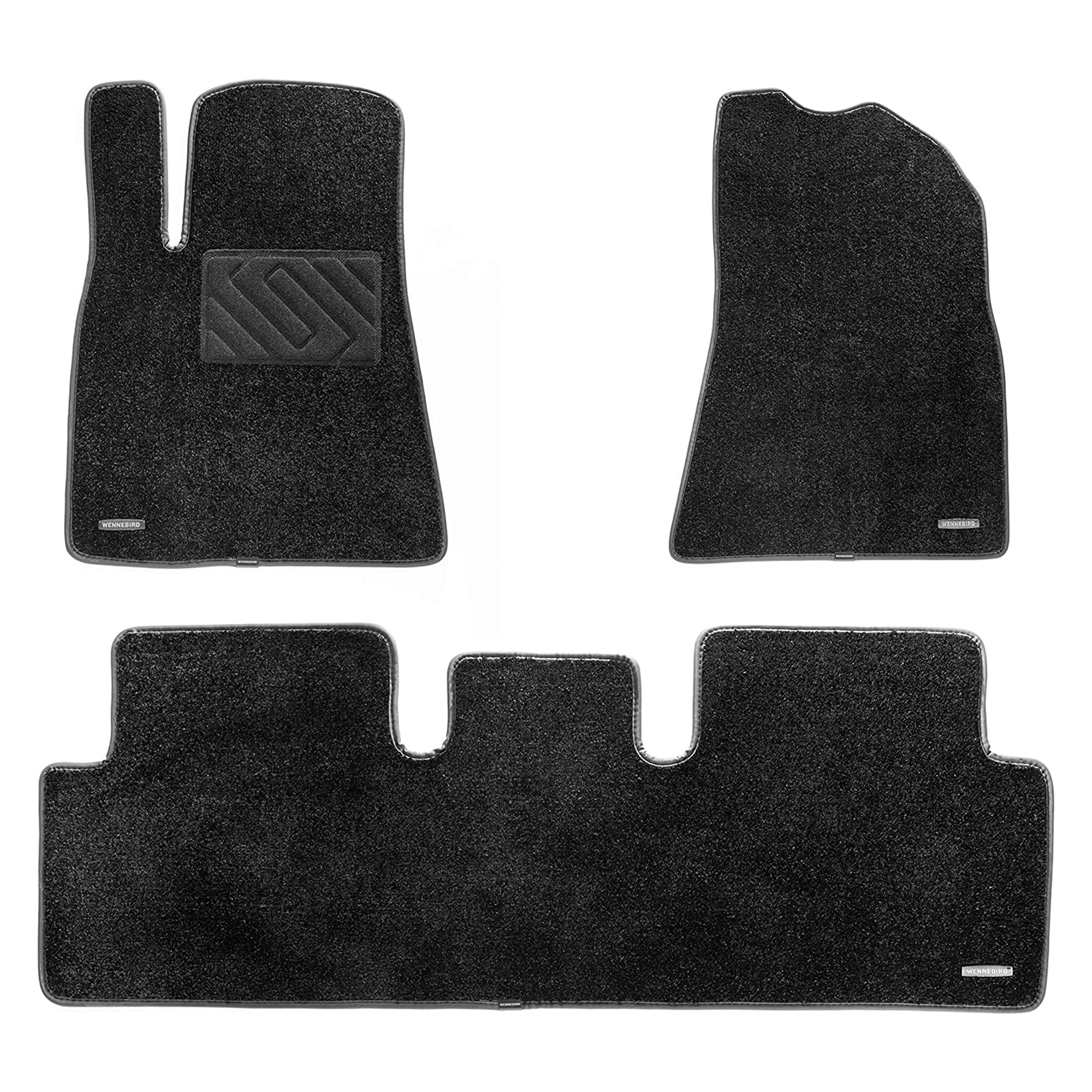 WENNEBIRD Custom Fit Car Floor Carpet Mats for 2017-2022 Tesla Model 3