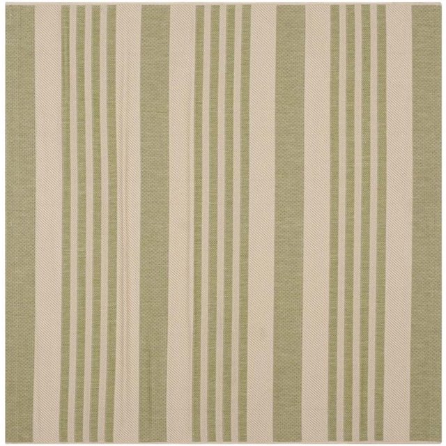 Safavieh Courtyard Beige Indoor Outdoor Rug - Square 5'