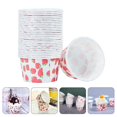 thumbnail image 3 of 100 Pcs Gobelets en Papier Motif Fraise Bols à Dessert Jetables pour Boulangerie, 3 of 7