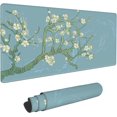 thumbnail image 1 of Van Gogh Almond Blossom Extended Gaming Mouse Pad 31.5x15.7in Non-Slip Base Stitched Edges for Computer, Office, Keyboard & Laptop, 1 of 6