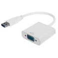 thumbnail image 2 of Usb3.0 To Vga Adapter Cable Hd 1080p Adapter Cable USB3.0 To VGA Converter 5Gbps HD 1080P Adapter Cable 15Pin Female External Video CardWhite, 2 of 8