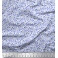 thumbnail image 1 of Soimoi Poly Georgette Fabric Flower Watercolor Print Sewing Fabric Yard 42 Inch Wide, 1 of 3