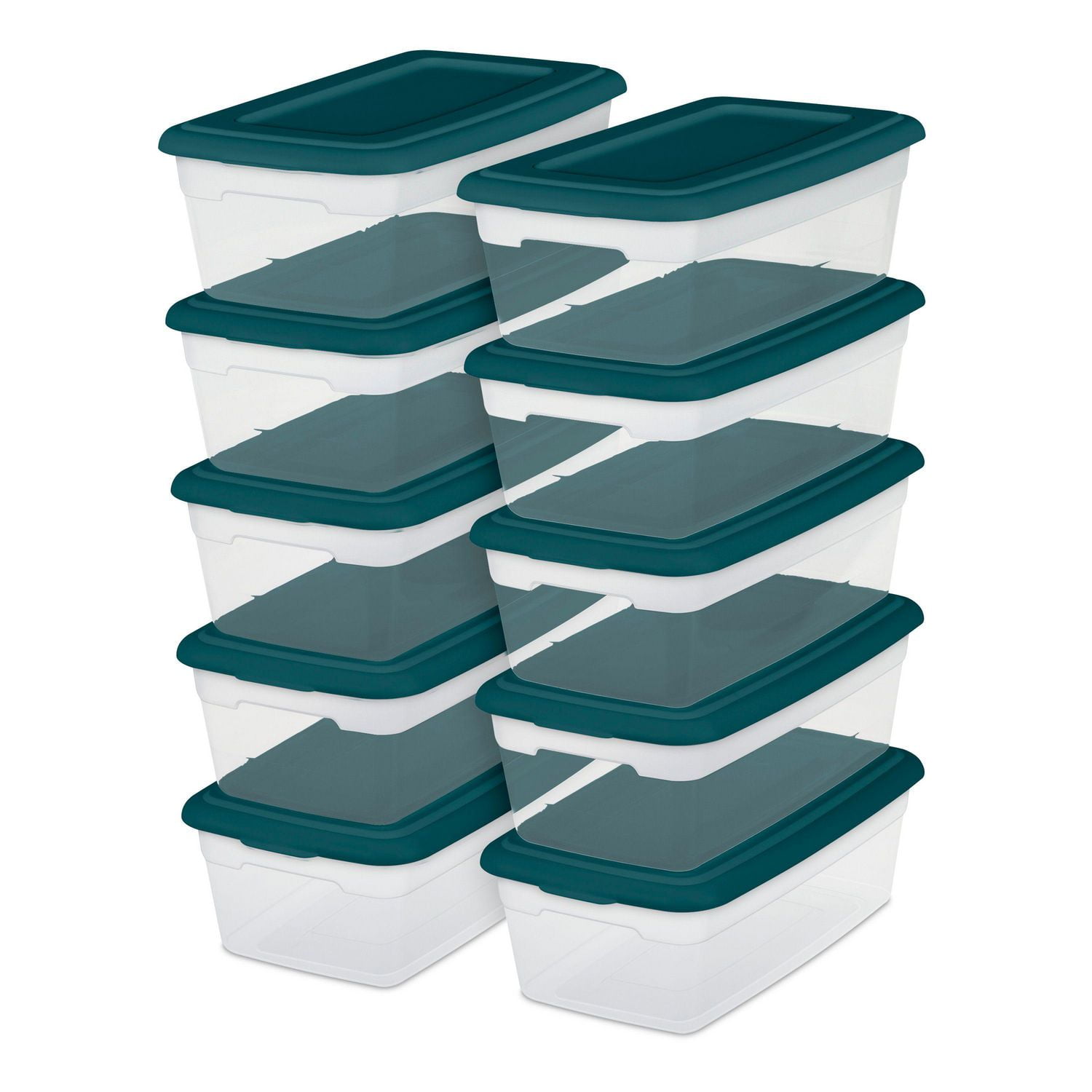 Sterilite Ensemble de (10) Boîtes 5.7L - Bleu