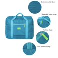 thumbnail image 4 of Portable Travel Bags Folding Unisex Large Capacity Bag Women Hand Luggage Business Trip WaterProof Bag Business Traveling Bags dark green 1, 4 of 6