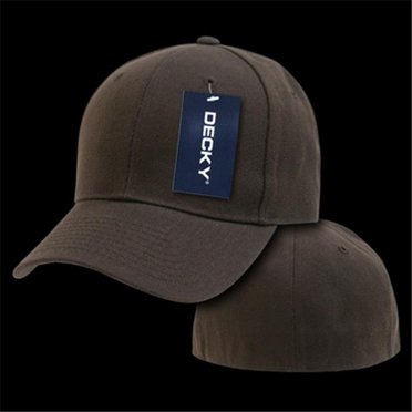 Decky 402-PL-BRN-26 Casquette Ajustée, Brun - Taille 703, - 7,38