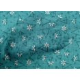 thumbnail image 4 of oneOone Cotton Poplin Turquoise Blue Fabric Texture & Triangle Geometric Fabric For Sewing Printed Craft Fabric By The Yard 42 Inch Wide, 4 of 4