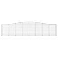 thumbnail image 4 of vidaXL Gabion Basket Arched Gabion Basket Planter for Flower Galvanized Iron, 4 of 6