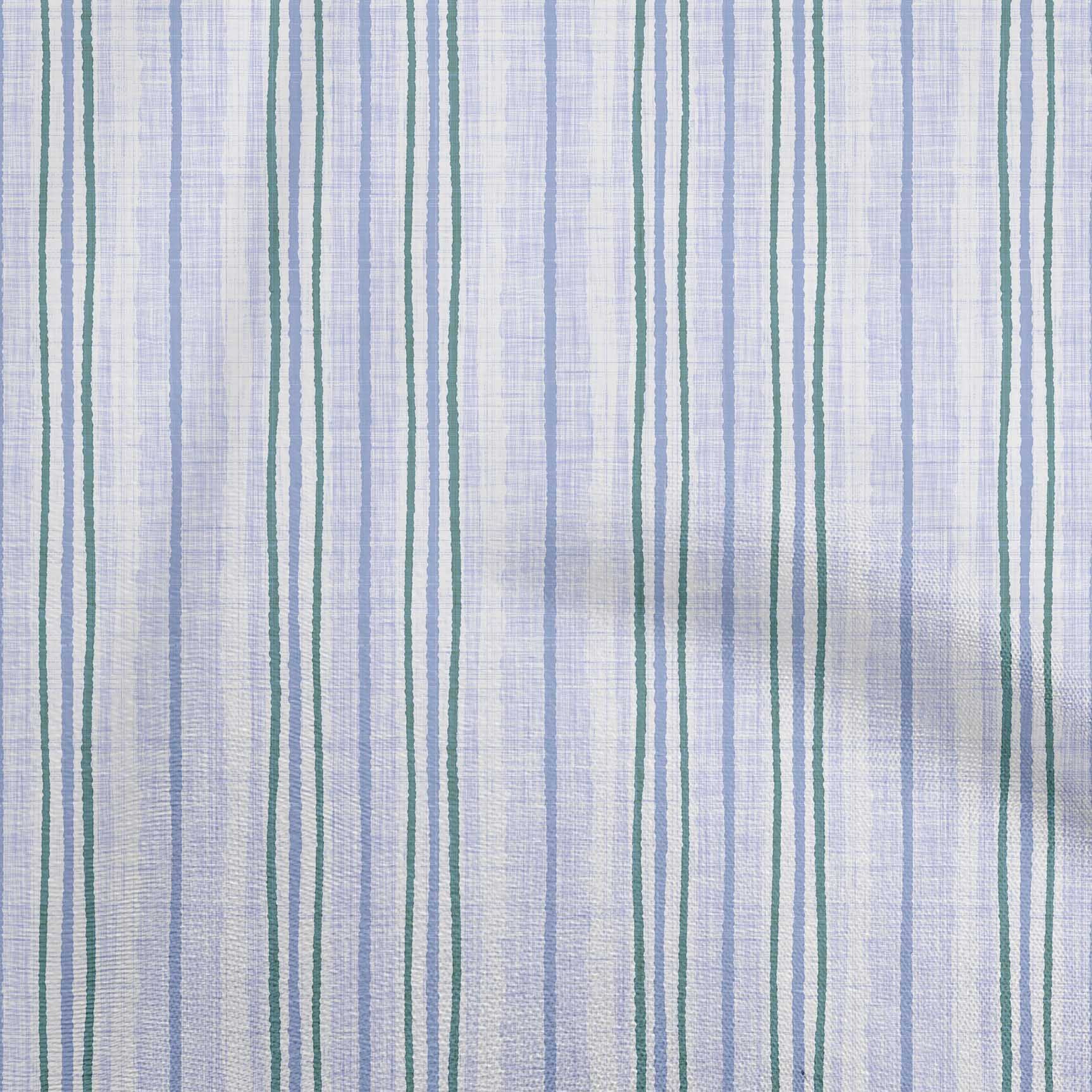 oneOone Tissu Polyester Spandex Violet Bleuté Rayures Tissu pour Robe Tissu Imprimé au Mètre 56 Pouces de Large