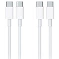 thumbnail image 1 of Exian Câble USB C / Type C vers USB C / Type C 1 m Blanc - 2/paquet, 1 of 1