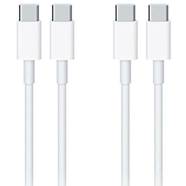 Exian Câble USB C / Type C vers USB C / Type C 1 m Blanc - 2/paquet. un Ensemble de Deux Câbles USB Type-C Blancs, Chacun de 1 Mètre de long, Idéal pour la Recharge et le Transfert de Données entre Appareils USB Type-C. Conçus pour les Ordinateurs Portables, les Ordinateurs et les Accessoires, Ces Câbles Assurent une Synchronisation Efficace et une Connectivité Fiable.