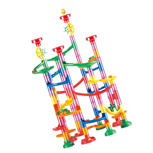 Race Track Marble Toy,Marble Run Building Blocks Marble Run Building Blocks Track Blocks Toys Eco-Friendly Materials