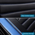 thumbnail image 4 of Maidao Car Seat Covers Leather Set for Buick for Regal 1998-Present 5 Seats Compatible Airbag Waterproof Front Rear Cushion Protector with Headrest with Headrest Blue, 4 of 7