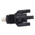 thumbnail image 1 of 7052154, Black OEM Quality Light Weight 3 Way Petcock Fuel Shutoff Valve Direct Replacement  For ATV, 1 of 8