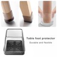 thumbnail image 3 of LCXmlly Floor Protector For Chair Legs 4Pcs Silicone Chair Leg Covers Non slip Scratch resistant Table Leg Floor Protectors for Furniture, 3 of 8