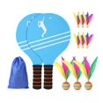 thumbnail image 4 of Siruishop 2 Pieces Badminton Set Exercise Badminton Racket for Outdoor Indoor Children C, 4 of 8