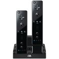 thumbnail image 1 of CTA Digital Wii Remote Dual Charge Station with 2 Rechargeable Batteries (Black), 1 of 4