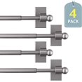 thumbnail image 4 of Adjustable Magnetic Curtain Rods for Mental Appliance Doors Windows to Champagne Window Rods Easy Installation Toilet Towel Bar MultiUseful (in Champagne ), 4 of 7