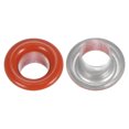 thumbnail image 4 of Unique Bargains 100PCS Grommets Eyelets 1/5 Inch (5mm) ID Hole Metal Self Backing Eyelet with Washers for Leather Orange, 4 of 7