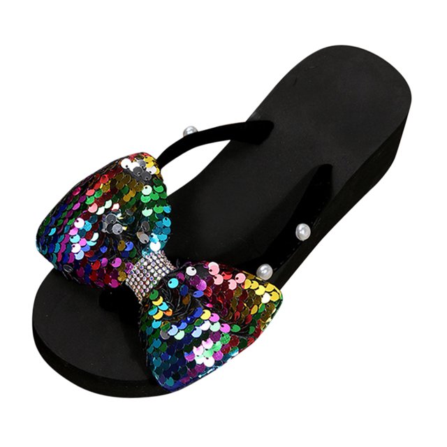 Cathalem Sandales Plates pour Femmes Confortables à Enfiler, Sandales à Glissière pour Femmes, Argent 37