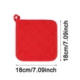 thumbnail image 2 of Placemat 2 Product Category Pot Holder Set with Padded Cloth Potholders for Kitchen – 3 Pack for Cooking and Baking Washable Durable Heat-, 2 of 3