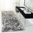 thumbnail image 1 of Safavieh Ocean Trellis Solid Plush Shag Area Rug, 1 of 6