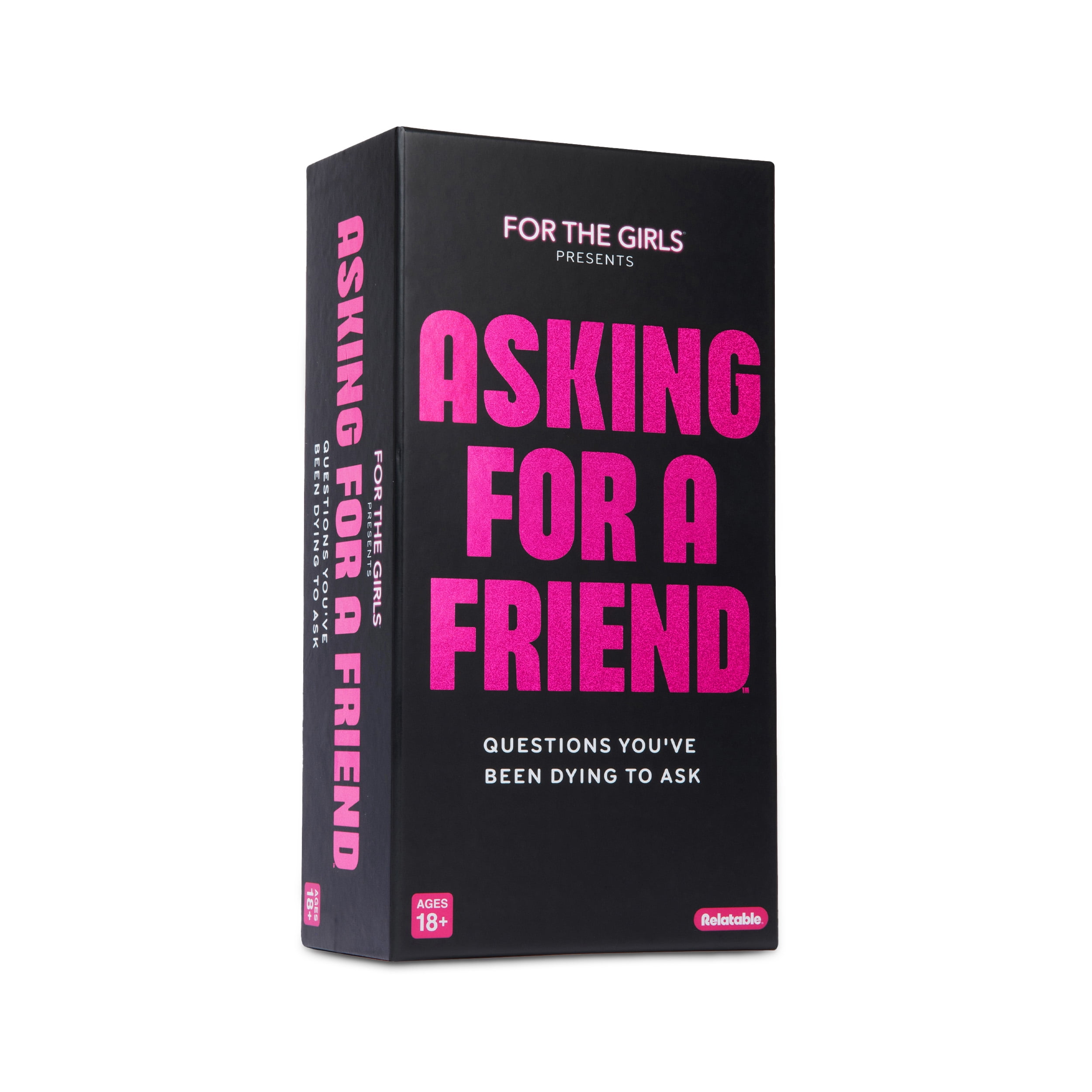 Asking for A Friend by What Do You Meme?  Card Games for Girls Game Night, Bachelorettes, Friendly Icebreakers  Includes 300 Cards and 1 Die