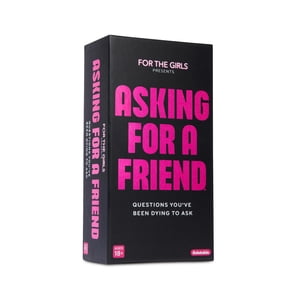 Asking for A Friend by What Do You Meme?  Card Games for Girls Game Night, Bachelorettes, Friendly Icebreakers  Includes 300 Cards and 1 Die
