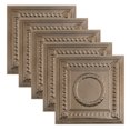 thumbnail image 1 of Great Lakes Tin Cleveland Champagne 2ft x 2ft Lay In Ceiling Tiles, 5 Pack, 1 of 6