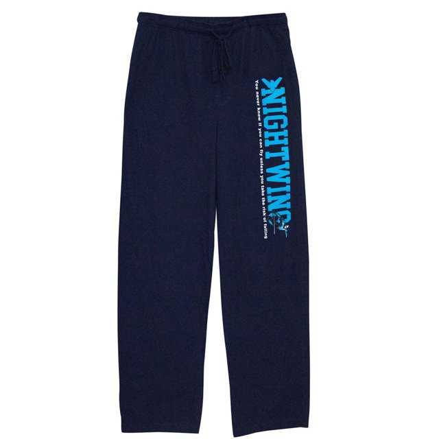 Nightwing Falling Navy Unisex Pajama Pants-XXLarge (44-46)