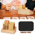 thumbnail image 4 of Playing Card Holder Wooden Playing Card Display Holder Tabletop Decks Display Stand Sloped Slotted Gaming Card Display Holder, 4 of 8