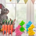 thumbnail image 2 of TIMIFIS Storage Rack, 2.95 Inch Easter Carrot Hanging Ornaments Artificial Easter Foam Glitter Carrots 10Pcs Easter Decorations for Home, 2 of 4