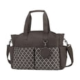 thumbnail image 1 of HILABEE Diaper Bag Tote Multi Outer Pockets Lightweight Waterproof Baby Changing Bag Brown, 1 of 9