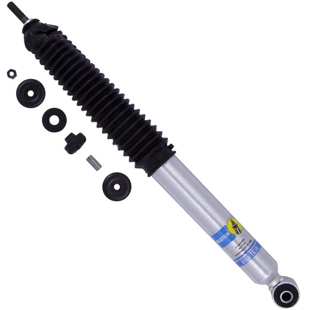 Bilstein Shock Absorber 24-285308 B8 5100 Series; Gas Charged; Limited Lifetime Warranty; Non Adjustable Valving; Extended Length 25.87 Inches/Compressed Length 17.17 Inches; With Shock Boots