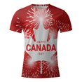 thumbnail image 1 of TIMIFIS T-Shirts pour Femmes - T-Shirt Feuille d'Érable du Canada - Hauts d'Été à Col Rond et Manches Courtes - T-Shirt Vintage Décontracté, 1 of 3