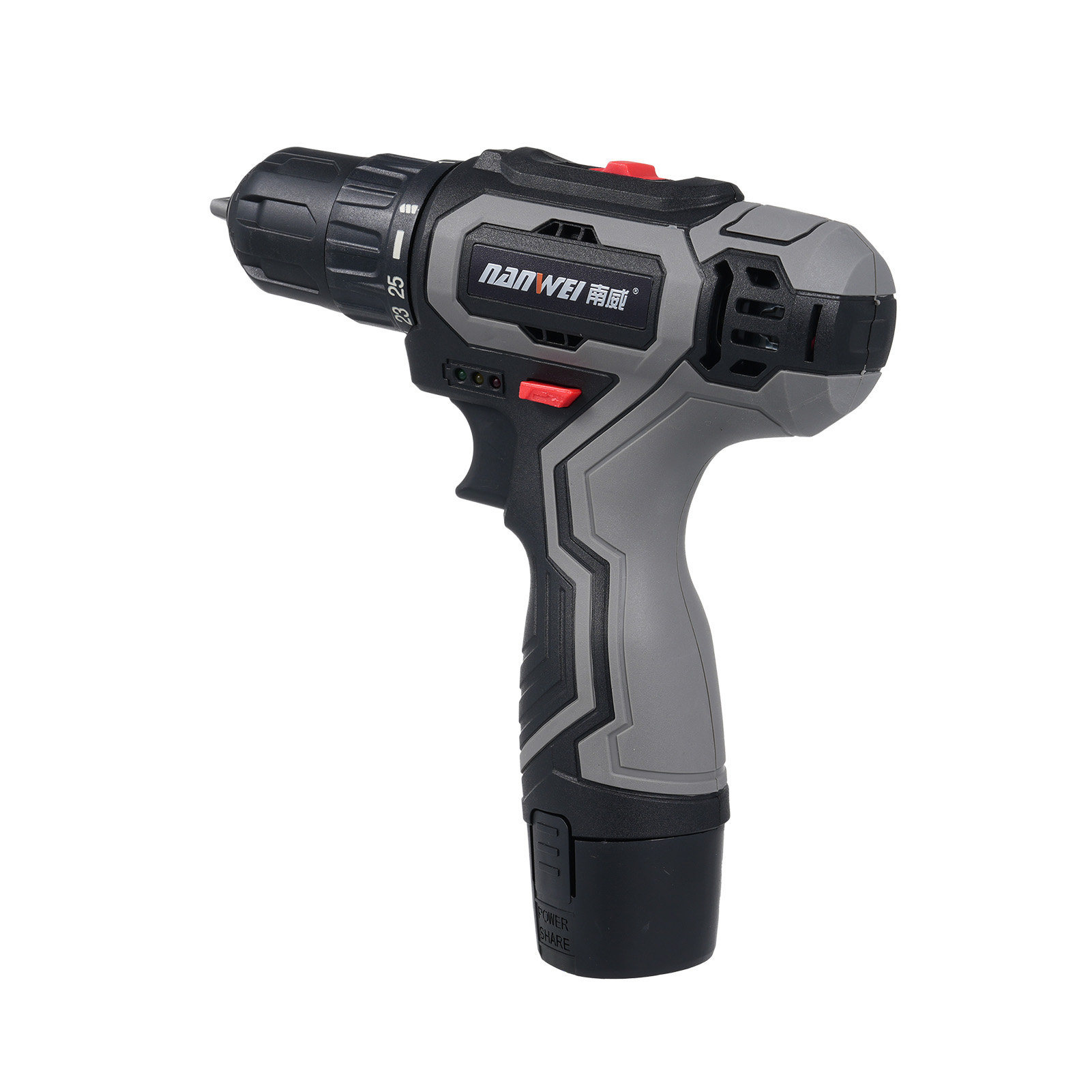 Driver Cordless Drill Sets Electric Drill 25+1 Torque Setting for Home Reconstruction, DIY Handicrafts, Woodworking, Landscaping Work, Car Maintenance 16.8V 1500mah Battery, US