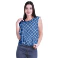 thumbnail image 4 of Moomaya Hauts en Jersey de Coton pour Femmes Sans Manches Imprimés à Col Rond Tenue Décontractée, 4 of 4