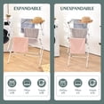 thumbnail image 2 of Kingrack Clothes Rack, Expandable Steel Laundry Drying Racks, White, 2 of 7