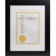 thumbnail image 1 of Hometrends Museum 11x14in Certificate Frame Black, Wall Document Frame, 1 of 4