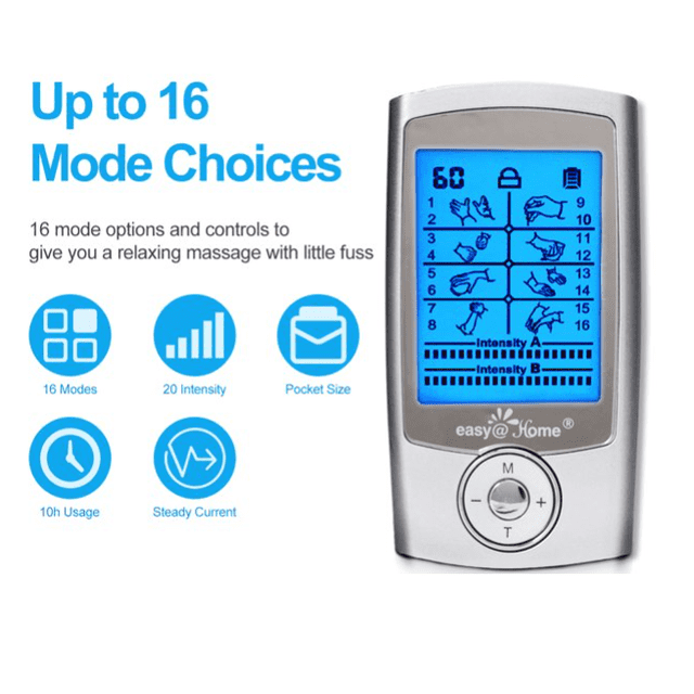 Refurbished Easy@Home EHE029N Rechargeable TENS Unit Muscle Stimulator,