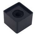 thumbnail image 4 of Milaget Portable Square Cube Shaped Interview Mic Microphone Flag Station Black 41mm, 4 of 9