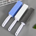 thumbnail image 4 of Transemion Brosse de Toilettes en Pierre Ponce avec Poignée Pieds de Gril Soin de la Rouille Bain Piscine pour Gris 10cm 1Ensemble, 4 of 6