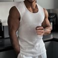 thumbnail image 2 of Débardeur d'Entraînement pour Homme, Sans Manches, Col Ras du Cou, Coupe Ajustée, Athlétique, pour Musculation, 2 of 5